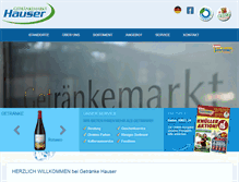 Tablet Screenshot of getraenkehauser.de